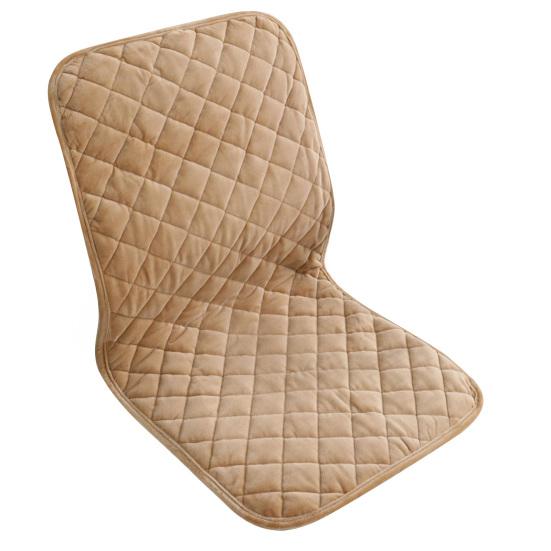 Plush Seat Cushion with Adjustable Design Soft Comfortable Chair Pad Removable Foldable Backrest Cushion