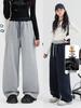Girls' 2025 Winter Fleece Pants - One-Piece Loose Casual for Junior High Students
