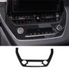 Carbon Fiber Look Console AC Button Cover Trim Sticker For Toyota Corolla 20-24
