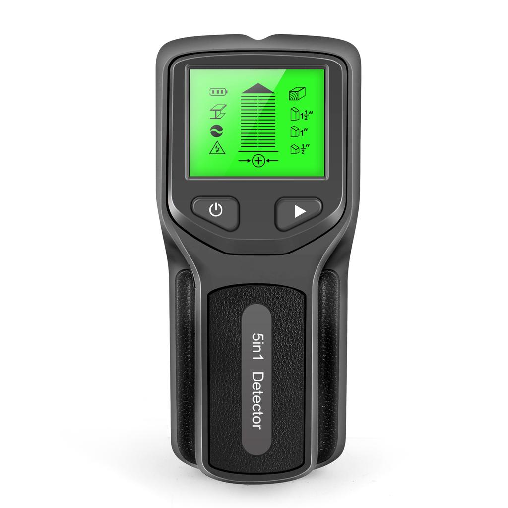 Stud Finder Wall Scanner - 5 in 1 Electronic Stud Detector with HD LCD Display, Wood AC Wire Metal Studs Detection