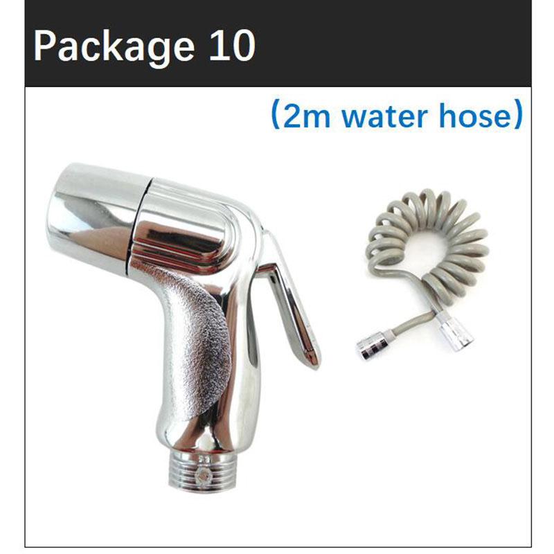 Ручной смеситель для унитаза и биде, распылитель, мусульманская насадка для душа из АБС-пластика, спрей для очистки задницы, набор держателей водяного шланга для туалета, аксессуары для ванной комнаты