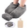 Foot Warmer Hot Water Bottle Feet, 2-in-1 Foot Warmer Adults Without Electricity, 2L Hot Water Bottle Feet for Pain Relief, Foot Hot Water Bottle