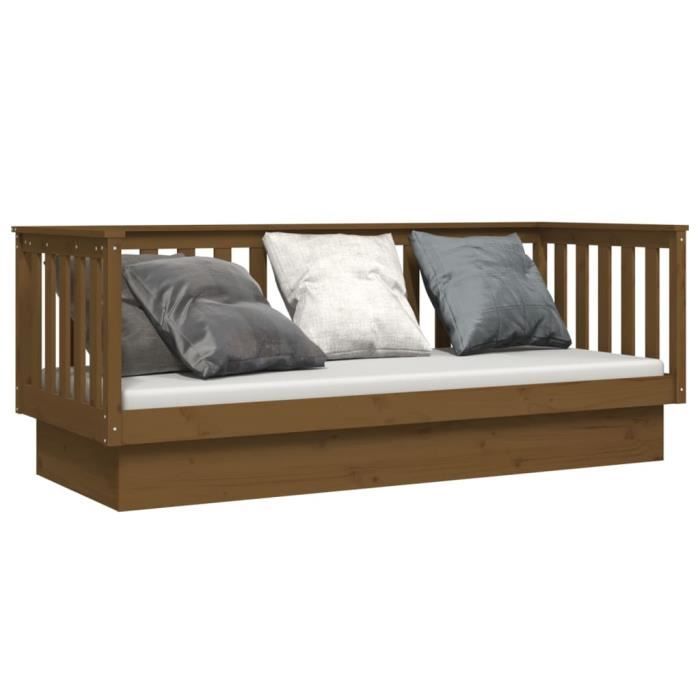 VidaXL Daybed Honey Brown 75x190 Cm Solid Pine Wood821577