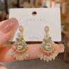 Elegant Handmade Bohemian Crystal Earrings - Retro Ethnic Style, High-End All-Match Design