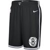 Шорты Brooklyn Nets Dri-Fit Серия NBA Swingman Icon Удобные Мягкие Нежные для кожи Детские шорты Черные FQ4697-010