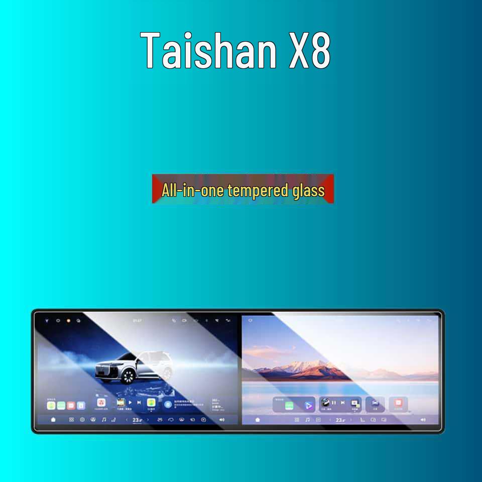 Совместимая закаленная пленка для 26 моделей Lantu Tianshan X8: Защита экрана, приборной панели, телевизора, подлокотника.