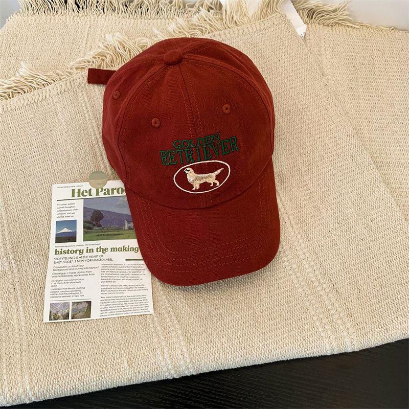 Peaked Stitching Embroidered Cute Visors Blocking UV Protection Sun Outdoor Neutral Gender Women Men For Cap Tongue Duck Cotton Plain Color Solid