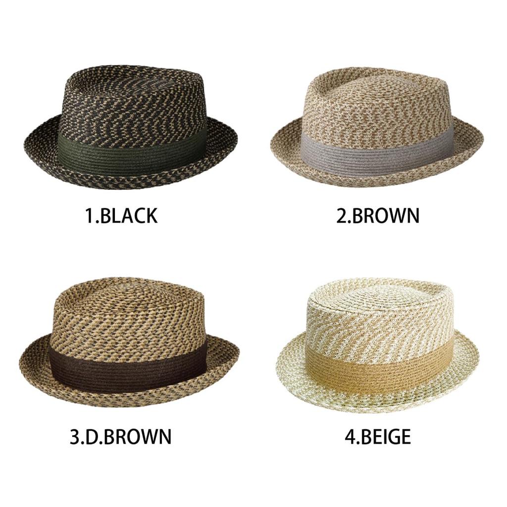 Базовая шляпа-пирожок с мозаичным плетением квенч, Натуральный, Один размер подходит всем и шляпа с номером, Большая, Душная, Узор, Материалы, Антибактериальный, Дезодорирующий, Все,
