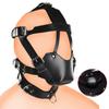 SM Leather Hood Mask Bondage Harness Gag Muzzle Mask With Ball Mouth Gag Fetish Erotic Slave Restraint Sex Toys For Couples
