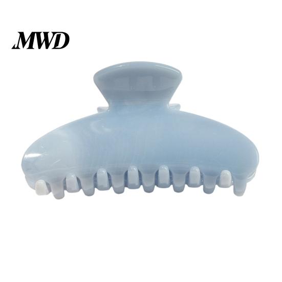 Gentle Pastel Hair Clip Back Head Claw, Macaron Color Shower Clip, Smooth Surface Large Long Claw Anti-Slip Teeth Accessory for Buns Commuting Travel
