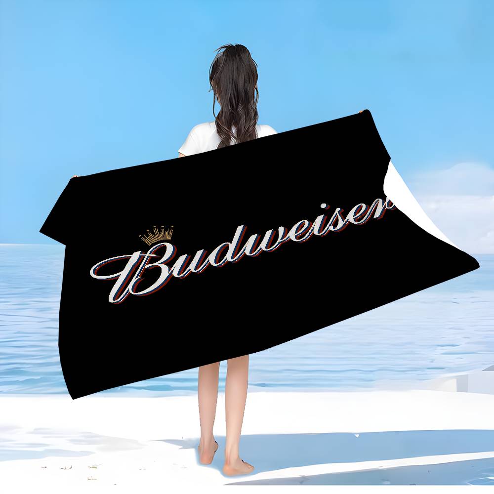 Король Пива B-Budweiser Пляжное Полотенце Цветные Полотенца Для Ванны Для Девочки Микрофибра Быстросохнущее Без Песка Пляж Йога Спа Тренажерный Зал Бассейн