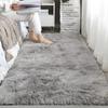 Velvet Area Rug, Living Room, Bedroom, Bedside Runner, Bay Window Rug, Floor Mat, Soft And Fluffy, Home Decor.