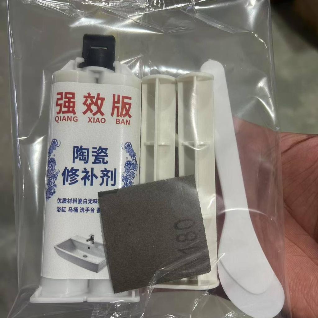 Белый водостойкий керамический ремонтный состав для плитки, ванн и раковин - Устойчивый к плесени и эффективный для фарфоровых трещин, отверстий и царапин