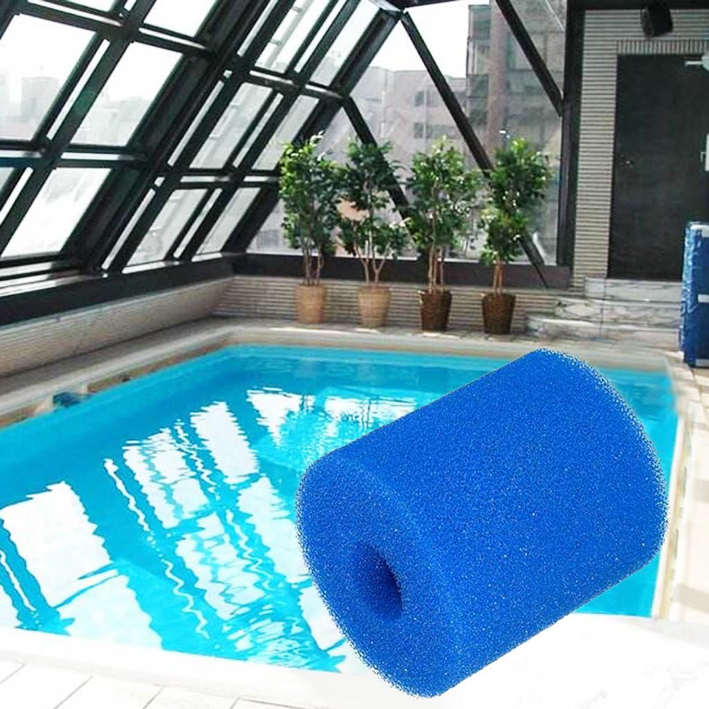 Моющийся губчатый картридж из пеноматериала, подходящий для многоразового использования в бассейне, поролоновый фильтр