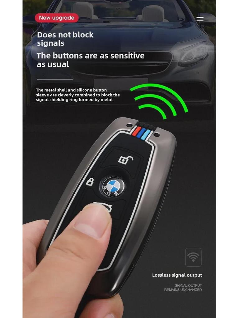 Набор сумок для ключей BMW: Металлический корпус с пряжкой для серий 3, X5, 525, 320li, 7.