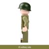 Cross-Border Lego-Compatible WWII Military Figure Blocks - US Soldiers Puzzle Assembly Toy