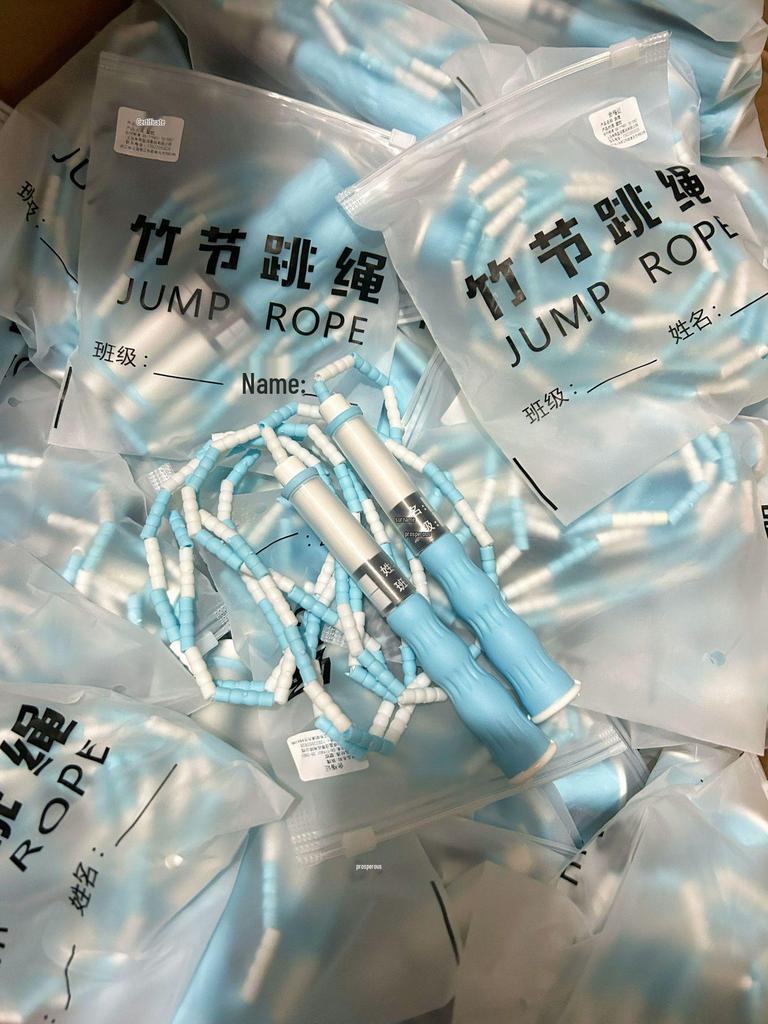 Bamboo Section Jump Rope for Children and Students - Beginner Kindergarten Edition