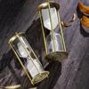5-60 минут ретро металлические песочные часы стеклянные песочные часы европейские винтажные украшения для гостиной таймер подарок офисный кабинет украшение 2024 новый