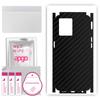 apgo Protective Skin Sticker for the Back+sides Compatible with Oppo F21 Pro 4G, Full Wrap Film, Foil, Vinyl - Pattern Carbon Black