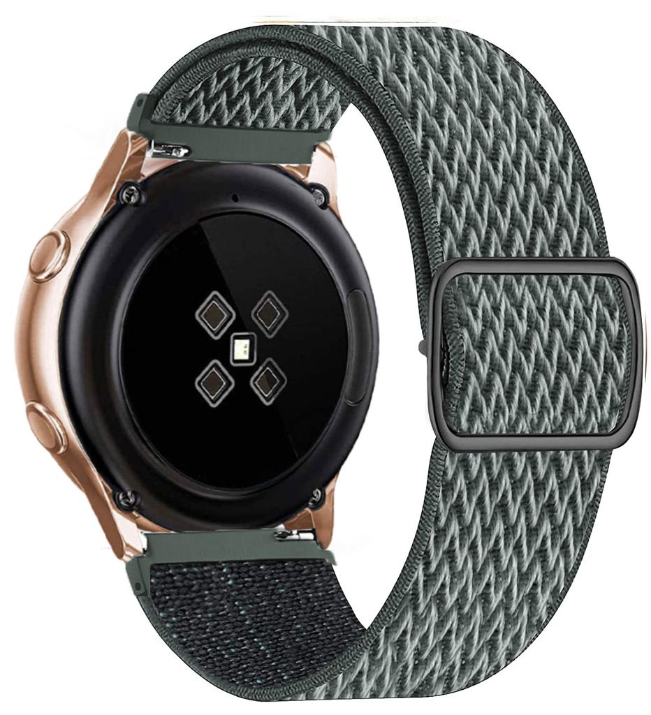 20 мм 22 мм ремешок Для Samsung Galaxy Watch 5/pro/4/classic/3/Active 2 44 45 мм Gear S3 Эластичный нейлоновый петлевой ремешок Huawei GT 2 2e pro 3