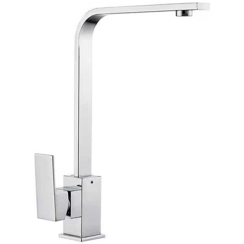 TLXT Square Wall-Mounted Kitchen Sink Faucet