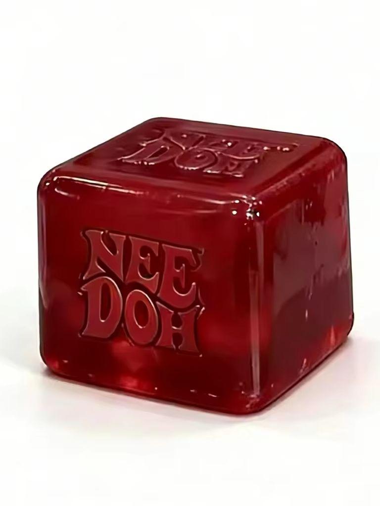 Суперпопулярный сенсорный кубик Schylling Needoh Nice Cube, кубик для снятия напряжения при сжатии и надавливании, сжимаемый Fidget лими