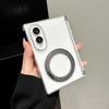 360° Rotating Bracket Transparent Phone Case for Samsung Galaxy Z Fold 8 7 6 5 4 2pc-Set Hinge Protection Shockproof Back Cover