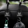 Car Hot XR Leather Car Seat Back Hooks Portable Hanging Bag Rack Accessories For Honda Civic Fit Jazz Accord Pilot Passport St
