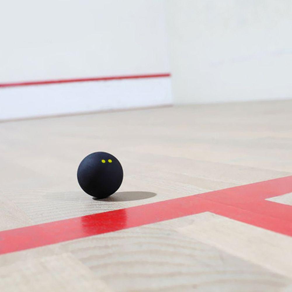 Squash Rubber Balls Training Tool Low Speed Ball Two-Yellow Dots Training Squash Ball Squash Ball