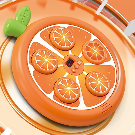 Fruit Music Boxing Machine with Gloves Wall Mounted Bluetooth-compatible Adjustable Smart LED Boxing Training Target Punching Pad Home Gym