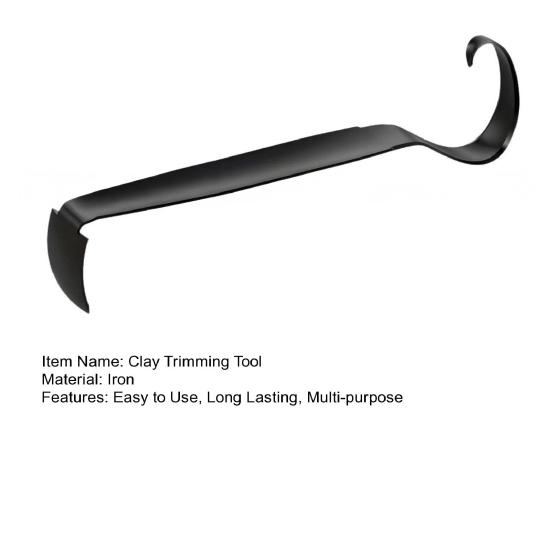Pottery Trimming Tool High Durability Rust-Resistant Multipurpose DIY Double Ended