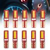 10 шт. T5 LED 2SMD W3W W1.2W Лампа Автомобильный Свет Индикатор Панель Приборов Датчик Приборная Панель Авто Мотоцикл Замена 12В Белый