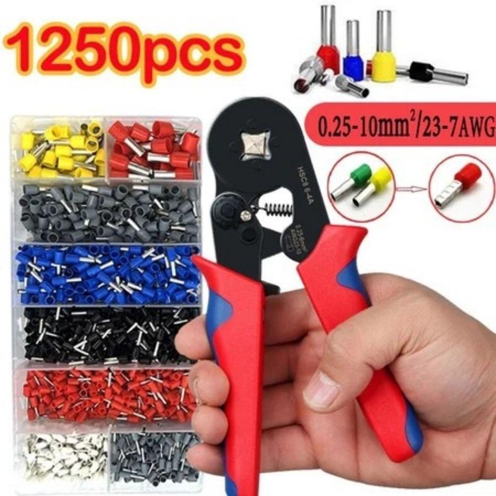 Self-adjustable Wire Ferrules Crimpers Terminal Crimping Tool Wiring Installation