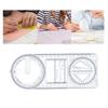 Drawing Template Measuring Draft Rulers Supplies Stencils Multifunctional Geometric Ruler for Tailor