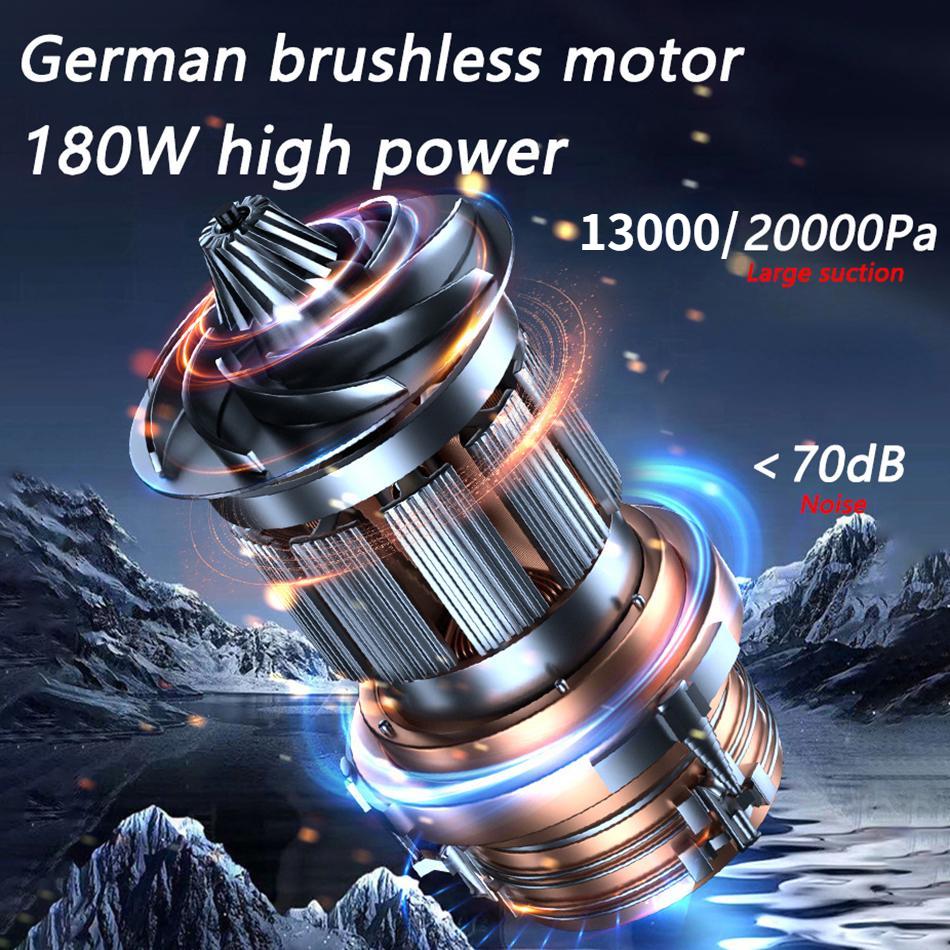 13000/20000Pa German Original Car Vacuum Cleaner 3 In 1 Wireless Portable Cleaning Robot Mini Home Outdoor Blower for Vacuum Cleaner Keyboard Cleaning