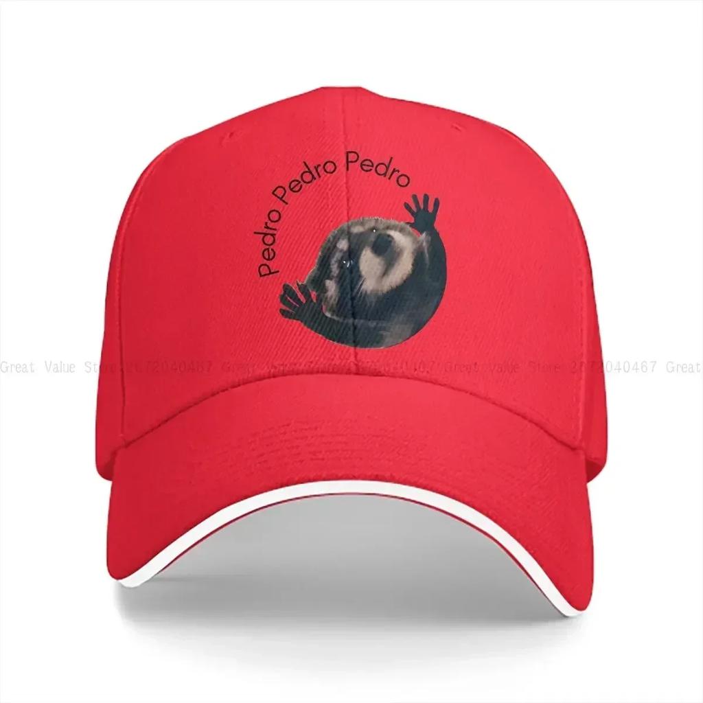 Funny Viral Video Meme Baseball Cap Unisex Hats Women Visor Protection Snapback Pedro Raccoon Animals Caps