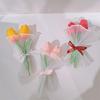 1pc Mini Tulip Bouquet Simulated Eternal Flower Adorable Mini Floral Arrangement Perfect for Desk Decor Weddings Special Moments