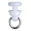 20pcs/pack Silent Curtain Track Pulley White Curtain Track Glider Curtain Hook Roller  Windows