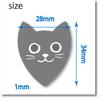 Guitar Pick Cat-shaped (BLCK)