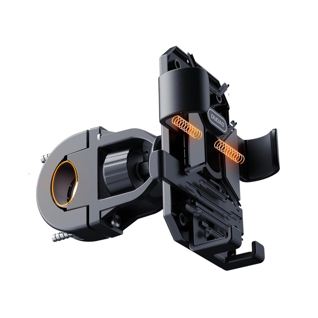 Универсальное крепление для телефона на велосипед и мотоцикл Dudao F7C - Черный
