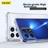 ESCASE Phone Case for Honor X30i, Full Protection Airbag Shockproof Soft (With Lanyard Hole), ES-Ip9 Series Upgraded Version Translucent White