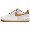 Air Force 1 GS White Desert Ochre Kids Sneakers FJ0706-100