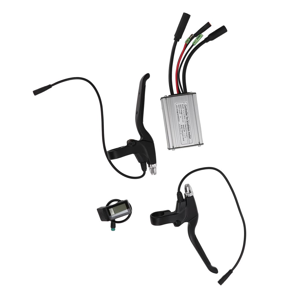 36V 48V 350W Контроллер бесщеточного двигателя электровелосипеда с ЖК-дисплеем LCD4, датчиком помощи педалям, тормозной ручкой