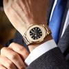POEDAGAR Luxury Business Men Clock Luminous Waterproof Stainless Steel Man Wristwatch Date Creative Sports Quartz Men's Watches