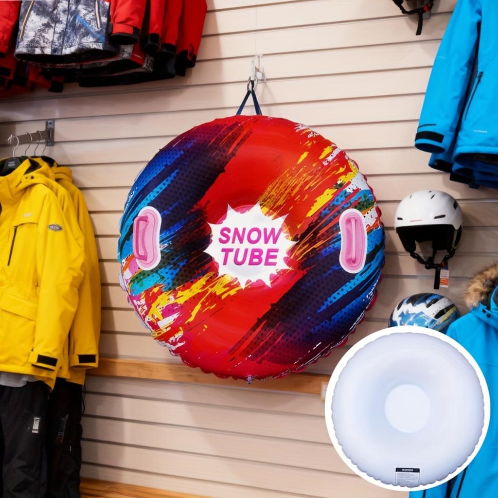 Colorful and Fashionable Inflatable PVC Foldable Winter Ski Ring Suitable for Snow Drifting/outdoor Leisure Family Activities