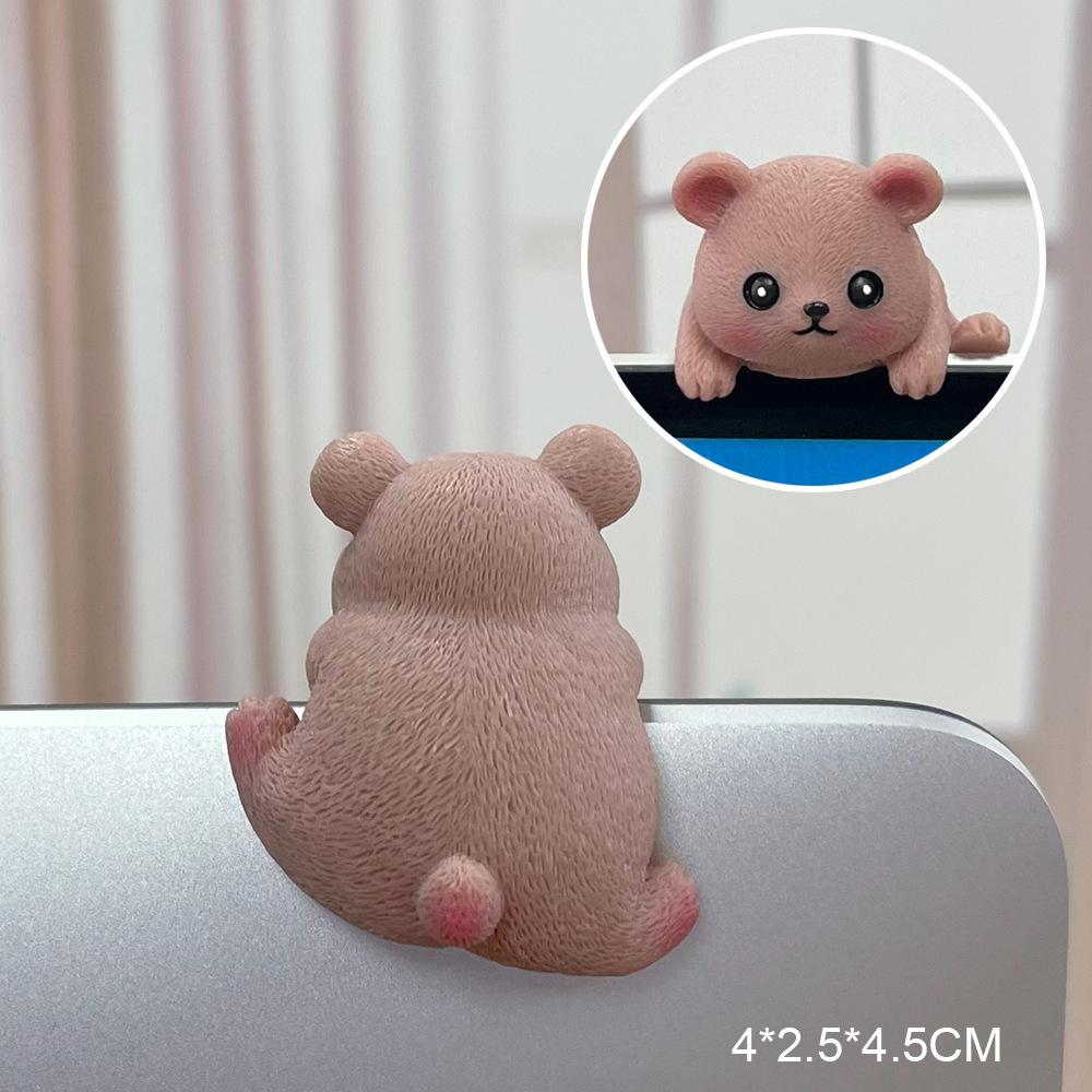 Xiaomi Cute Animal Ornaments Panda Rabbit Computer Monitor Ornaments Car Navigator Screen Ornaments Decoration