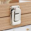Pu Badge Storage Box Wood Chest Pin Display Box New Jewelry Case