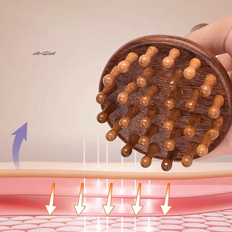 Деревянный гриб ручной массажный инструмент Гуа Ша для всего тела, снятие мышечного напряжения, локальный массажер для жира для расслабления