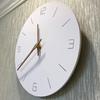 25 см круглые настенные часы модные бесшумные не тикающие на батарейках для дома гостиная спальня
