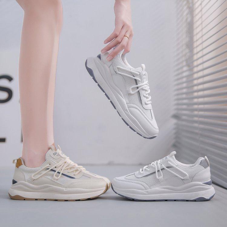 Forrest Gump Daddy Shoes Women's New Spring New Breathable Mesh Sporty Style Little White Shoes Ins Tide